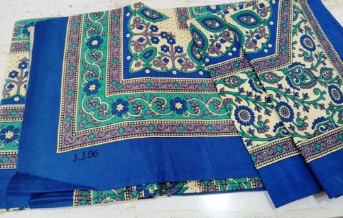 BEDSHEET JAIPUR PRINTED 90X108 2 PILLOW COVER
